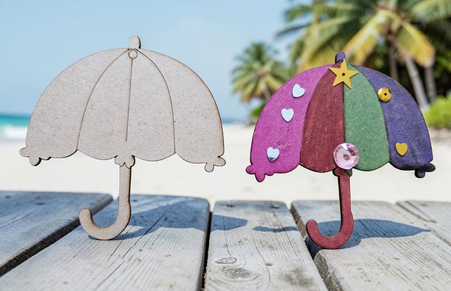 Beach theme - Paint Your Own Beach Craft Kit