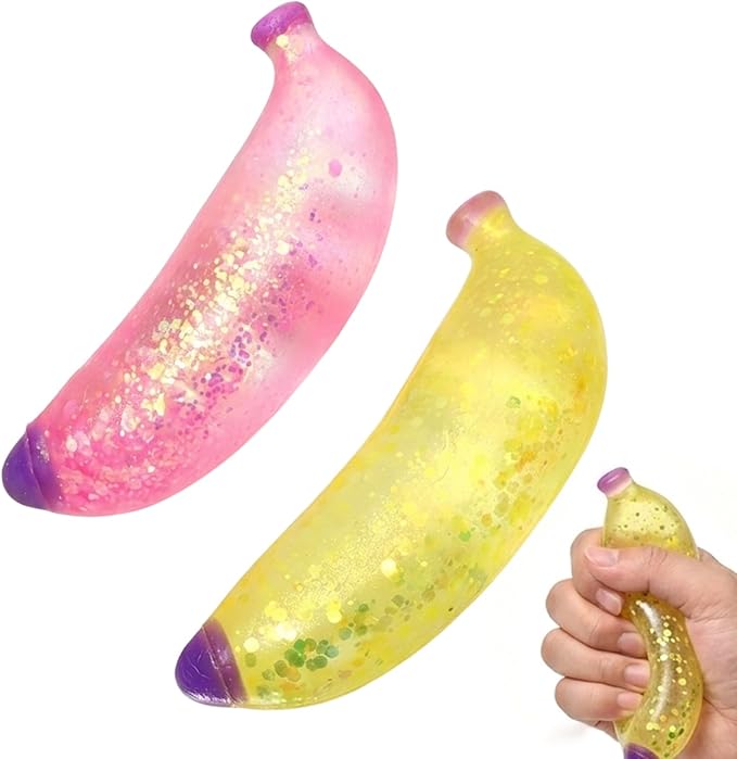 Glittery Banana Squishy