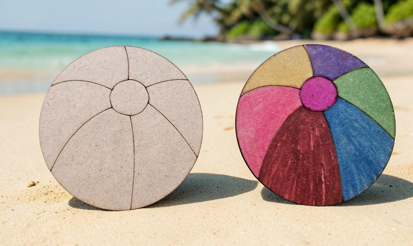 Beach theme - Paint Your Own  Beach Craft Kit