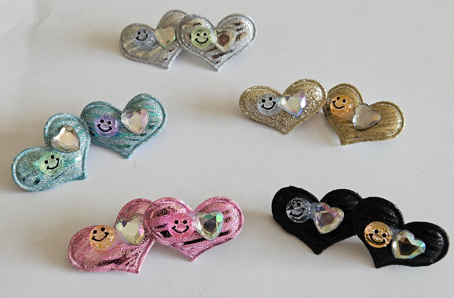 Heart Hair Clips