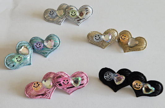 Heart Hair Clips
