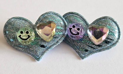 Heart Hair Clips
