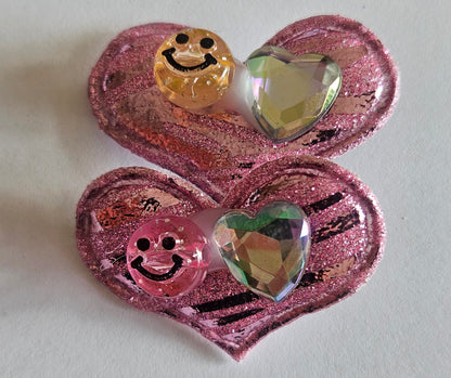 Heart Hair Clips