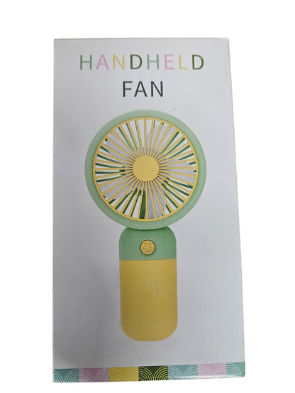 Portable Handheld Fan,USB Rechargeable, Mini Hand Held Fan for Makeup Eyelash, Travel Gifts for Kids