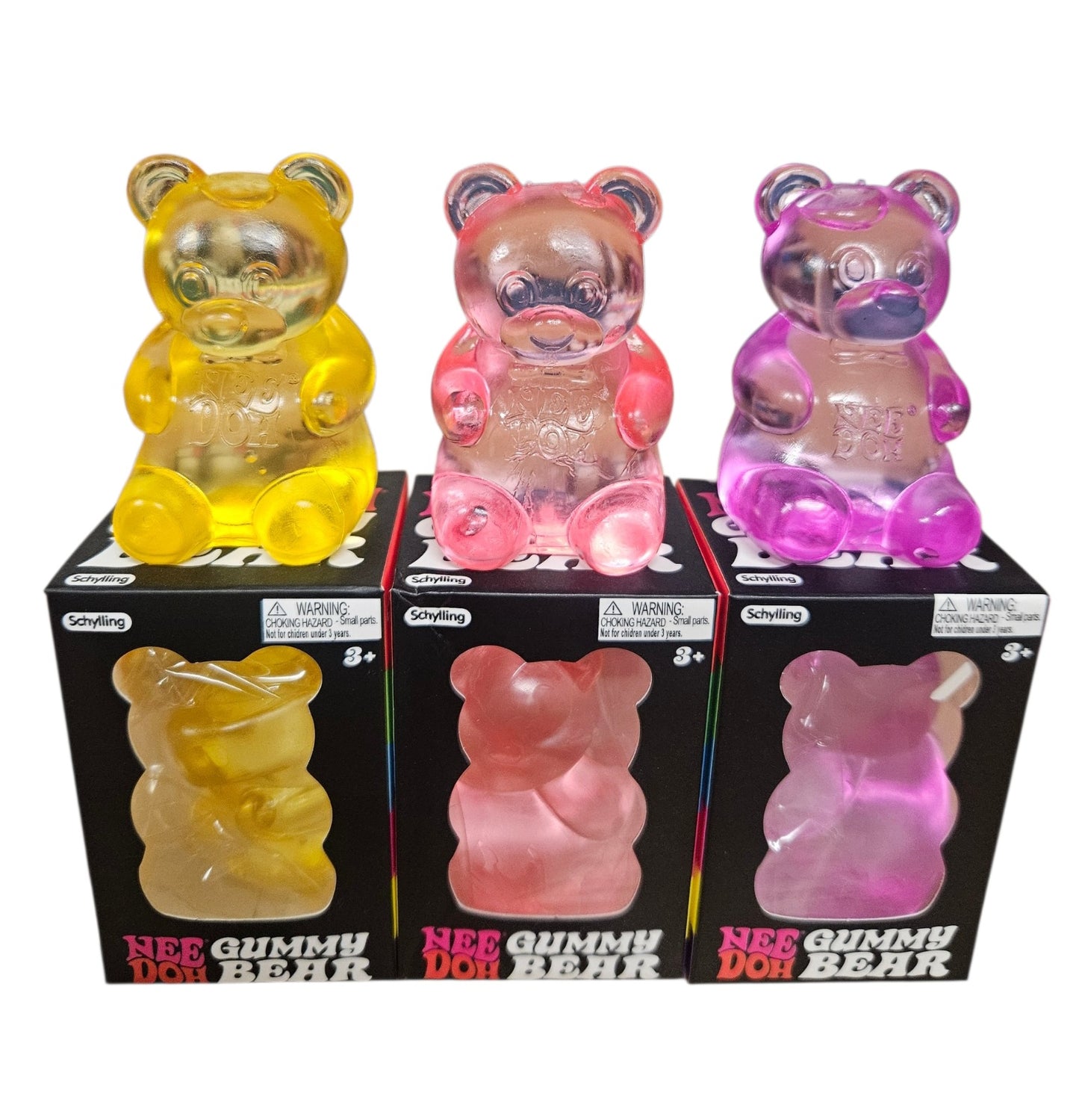 Glittery Gummy Bear Squishy Toy
