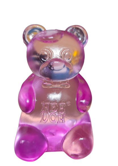 Glittery Gummy Bear Squishy Toy