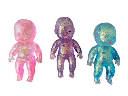 Crystal Baby shaped Glittery Squishy Toy