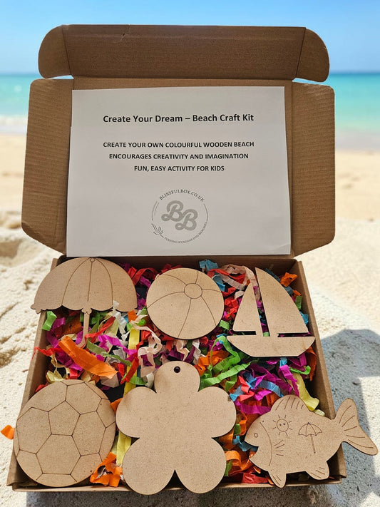 Beach theme - Paint Your Own  Beach Craft Kit