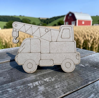 Paint Your Own Wooden Vehicle Craft Kit