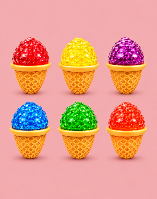 Beaded Ice Cream Sensory Squishy