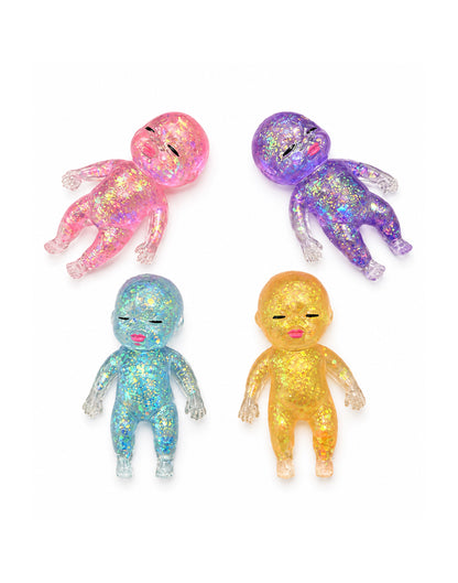 Crystal Baby shaped Glittery Squishy Toy