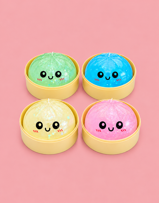 Large Rainbow Mystery Squishy Bun