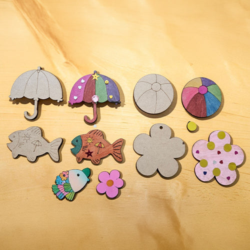 Beach theme - Paint Your Own  Beach Craft Kit