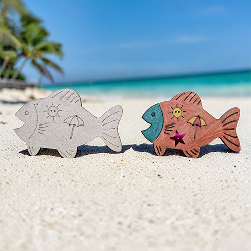 Beach theme - Paint Your Own  Beach Craft Kit
