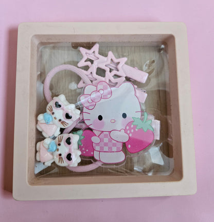 Hello Kitty Hair Clip Set