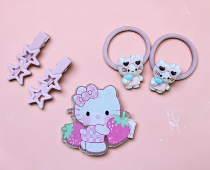 Hello Kitty Hair Clip Set