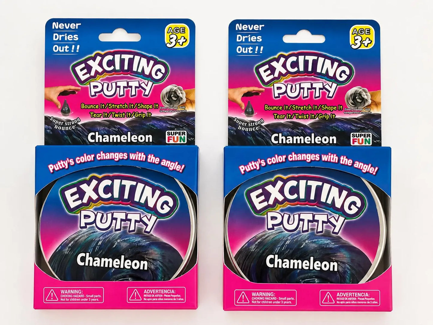🦎✨ Exciting Putty Chameleon – The Viral Colour-Changing Sensory Sensation! ✨🦎