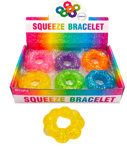 Squeezy Glittery Squishy Bracelets