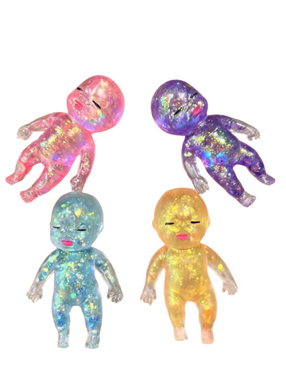 Crystal Baby shaped Glittery Squishy Toy