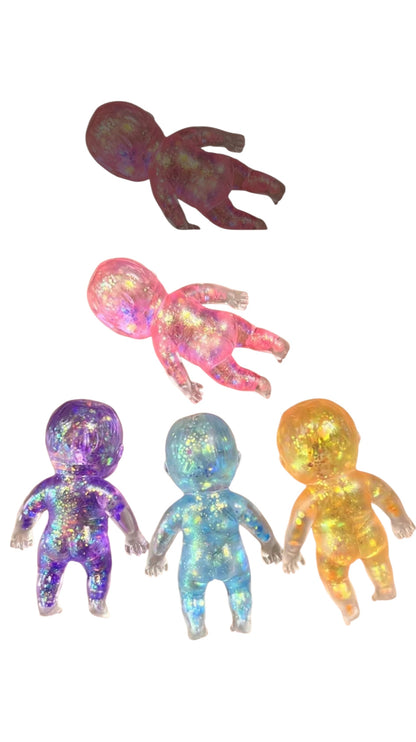 Crystal Baby shaped Glittery Squishy Toy