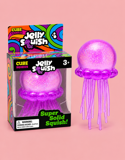 Soft Jelly Stress Relief Fidget, Ocean Animal Sensory Toy