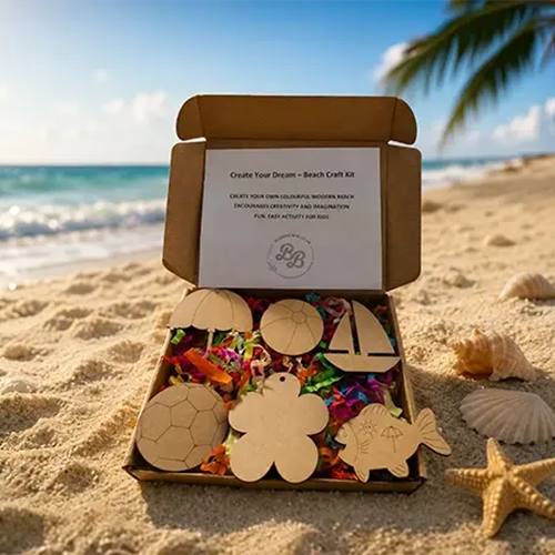 Beach theme - Paint Your Own  Beach Craft Kit
